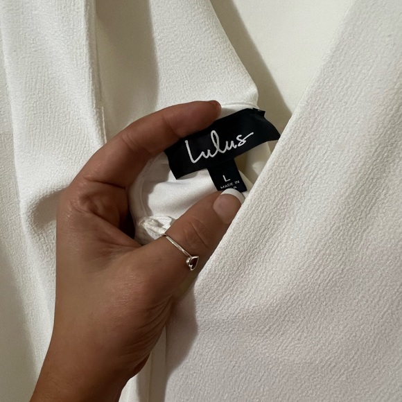 ◽️🤍White LuLus cocktail dress🤍◽️ - Picture 4 of 7